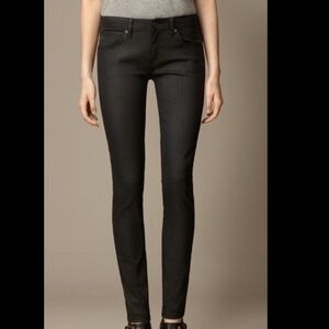 BURBERRY BRIT BLACK SKINNY JEANS